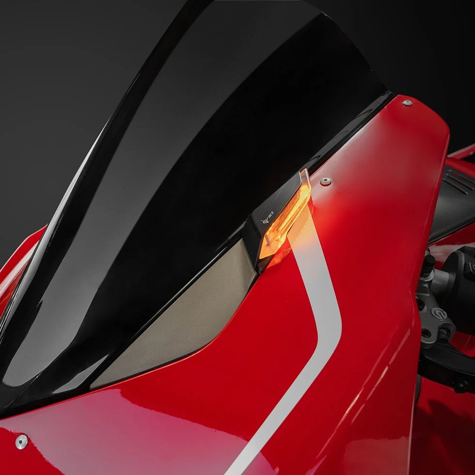 DB Race FLY Mirror Delete Sequential Indicators for the Ducati Panigale V4 / V2 (18-24)