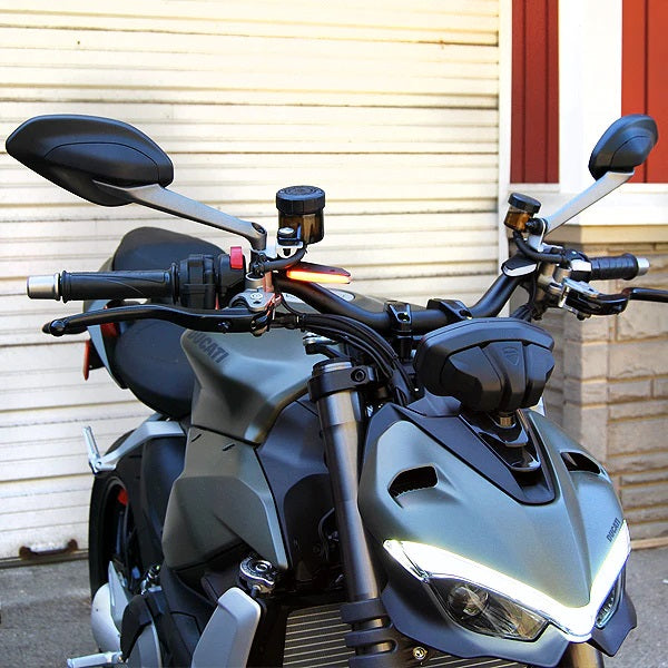 New Rage Cycles (NRC) Front Turn Signals for the Ducati Streetfighter V4 / V2