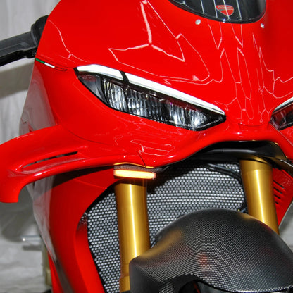 New Rage Cycles (NRC) Front Turn signals for the Ducati Panigale V4 / S (2025+)