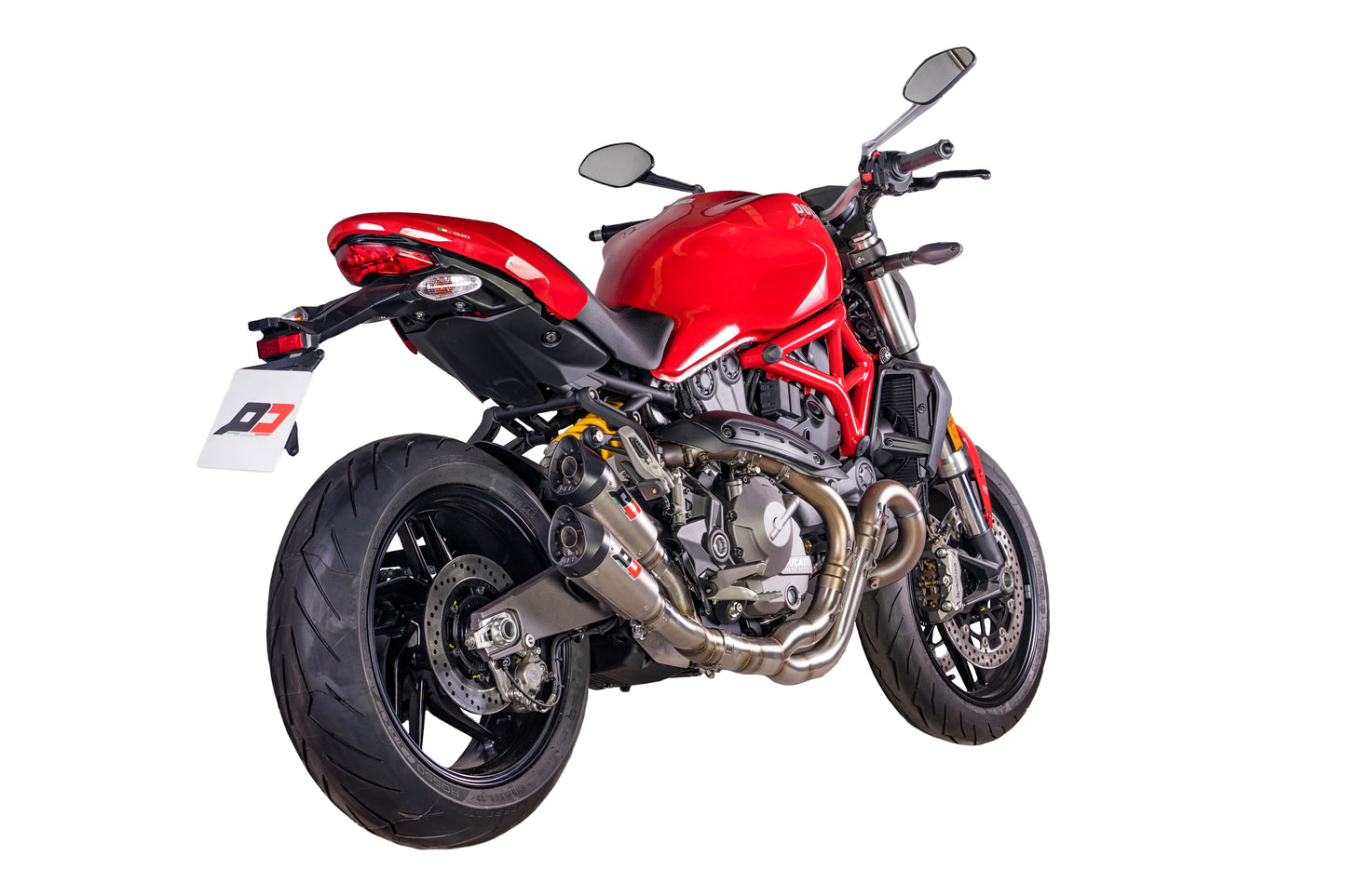 QD Exhaust Gunshot Slip-on system for the 2017+ Monster 1200 and 2018+ Monster 821