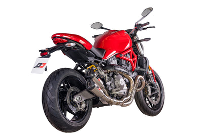 QD Exhaust Gunshot Slip-on system for the 2017+ Monster 1200 and 2018+ Monster 821