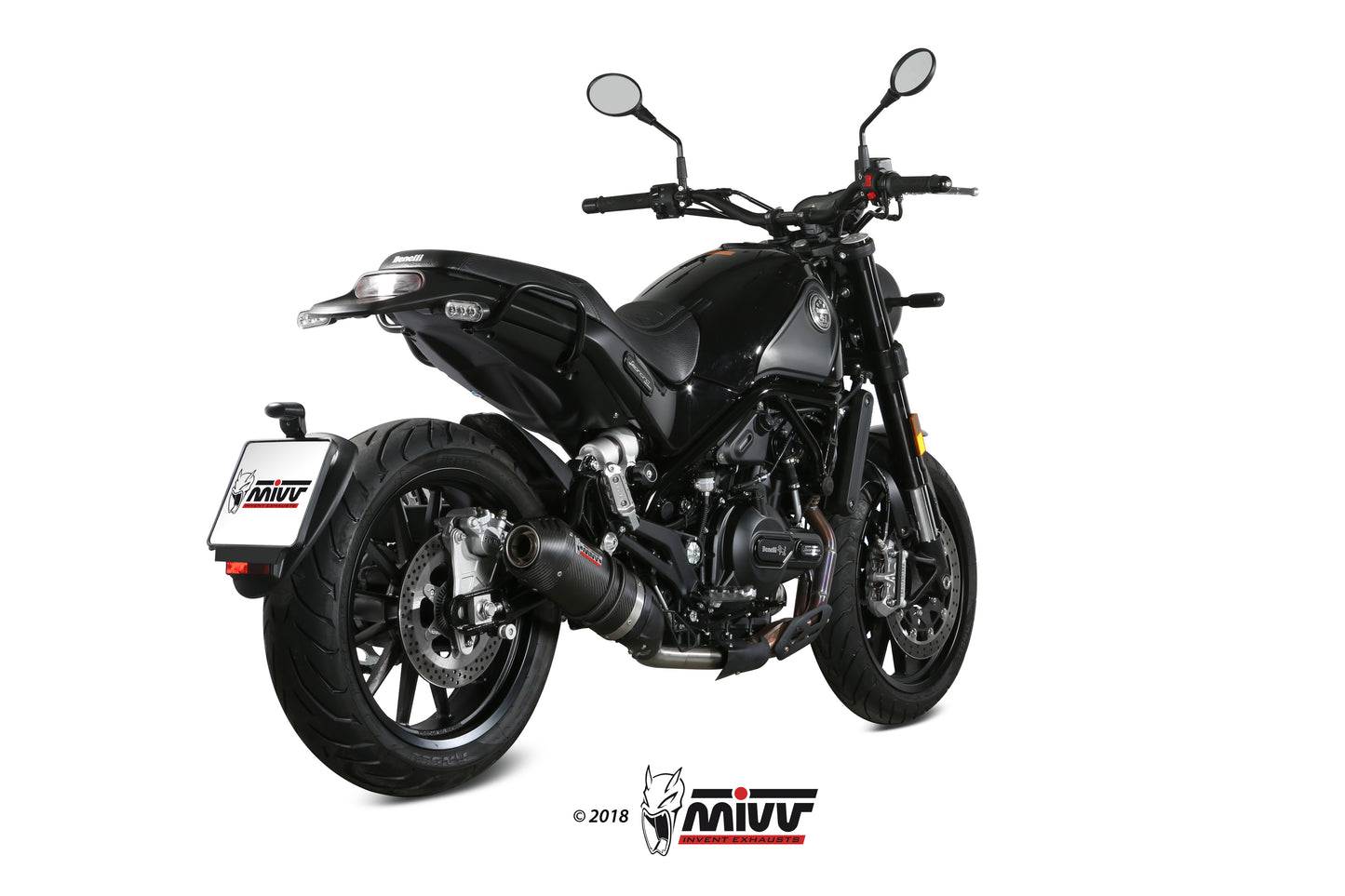 MIVV No-kat Pipe (compatible with MIVV Suono and Oval silencers only) For Benelli Leoncino 2017-2021