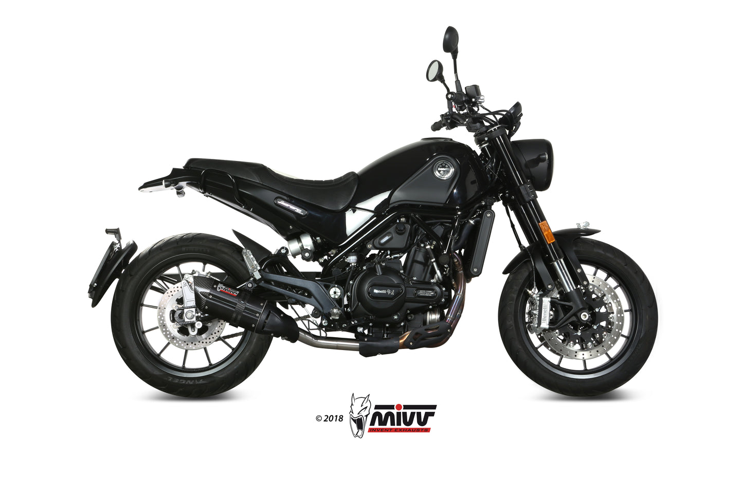 MIVV No-kat Pipe (compatible with MIVV Suono and Oval silencers only) For Benelli Leoncino 2017-2021