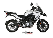 MIVV Slip-on, Oval Carbon, Standard Exhaust For Benelli TRK 502 2017-2021