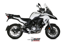 MIVV Slip-on, Delta Race Black, Standard Exhaust For Benelli TRK 502 2017-2021