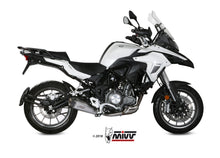 MIVV Slip-on, Delta Race Stainless Steel, Standard Exhaust For Benelli TRK 502 2017-2021