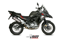 MIVV Slip-on, Oval Titan, Standard Exhaust For Benelli TRK 502X 2018-2021