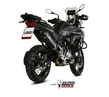 MIVV Slip-on, Speed Edge Black, Standard Exhaust For Benelli TRK 502X 2018-2021