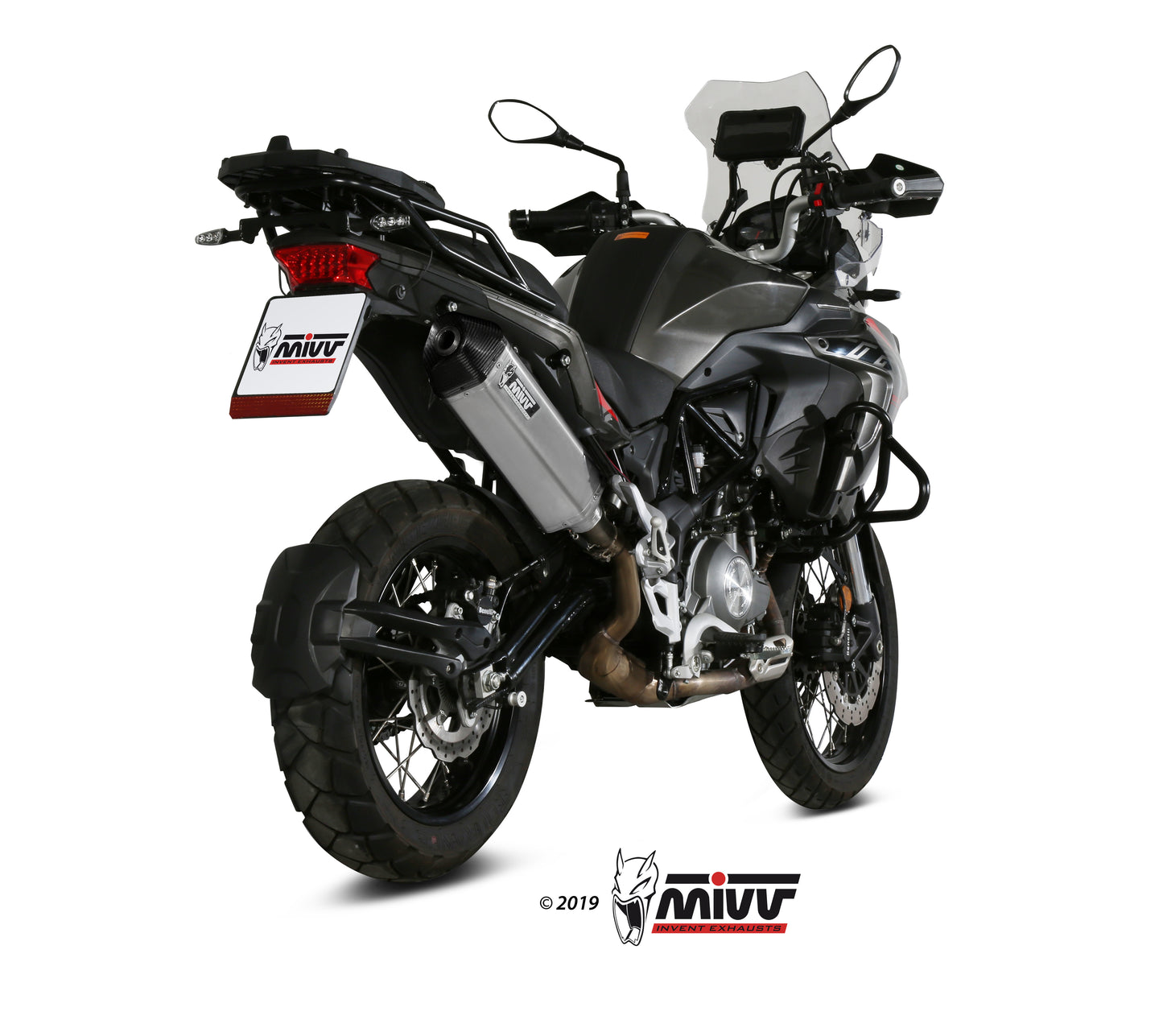 MIVV Slip-on, Speed Edge Stainless Steel, Standard Exhaust For Benelli TRK 502X 2018-2021