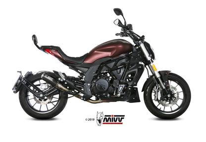 MIVV No-kat Pipe (compatible with both MIVV and Original silencers) For Benelli Leoncino 2017-2021