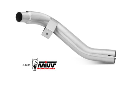 MIVV No-kat Pipe (compatible with both MIVV and Original silencers) For Benelli Leoncino 2017-2021