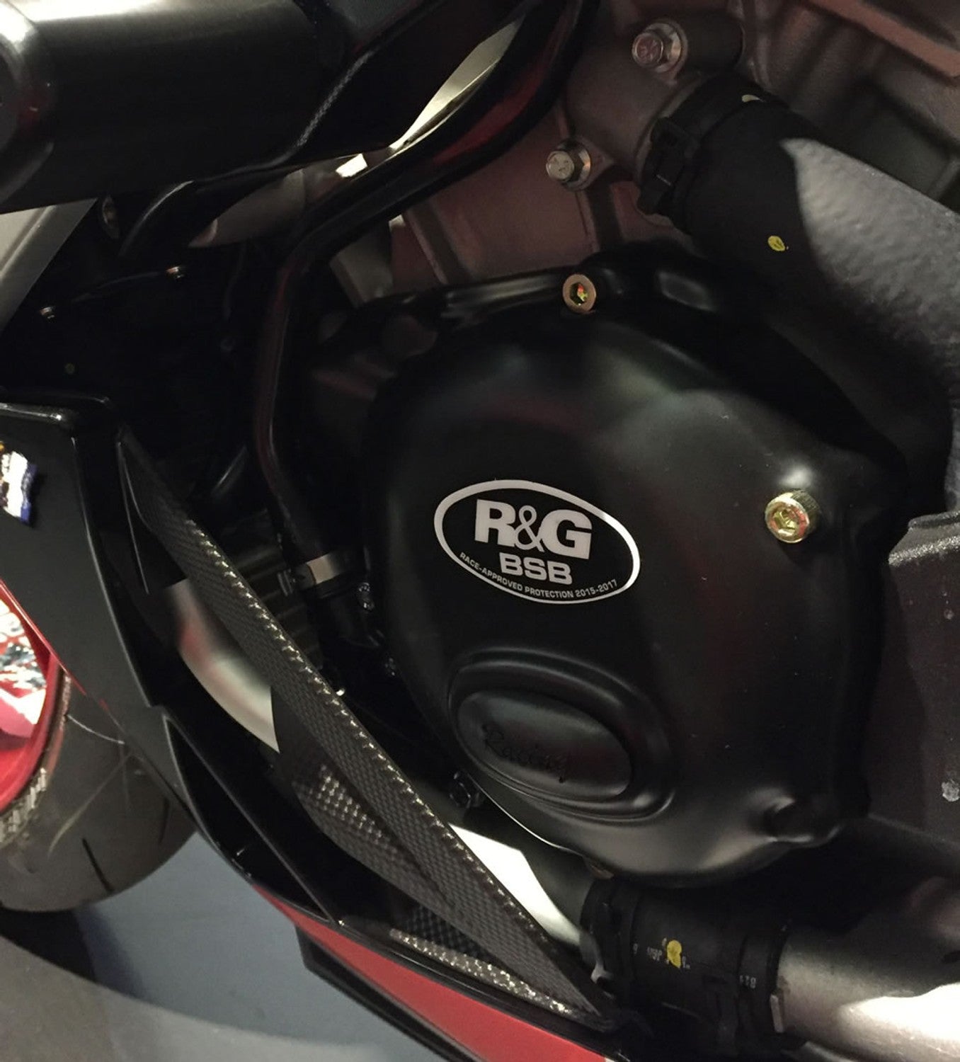 R&G Racing LHS Engine Case Cover Race Version for Aprilia RSV4 '15-'20, RSV4 RR '15-'22, RSV4 RF/ RSV4 1100 Factory '19-'20, Tuono 1000 '11-18, Tuono V4 1100 Factory '11-'22
