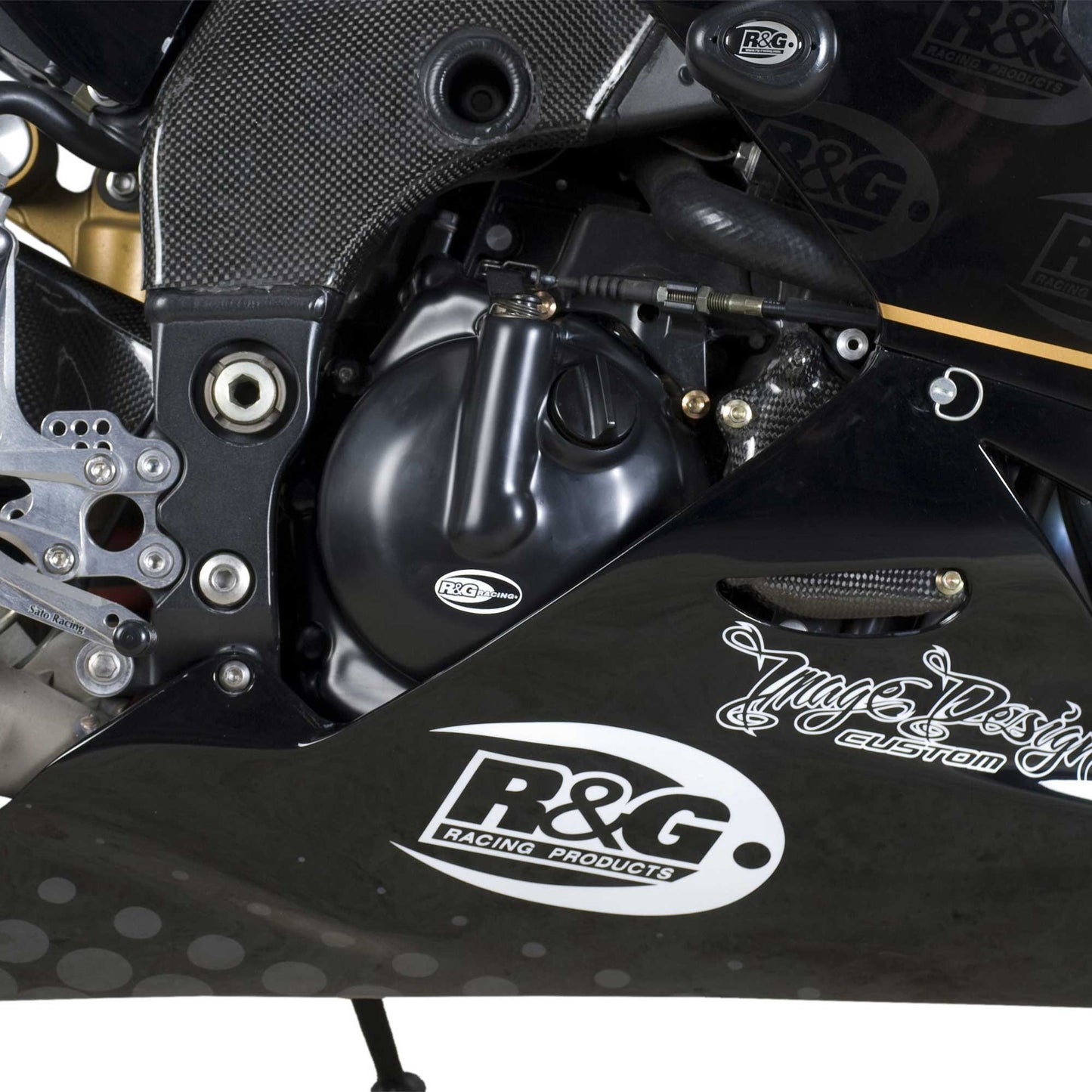 R&G Racing Right Side Engine Case Cover For Kawasaki ZX10 '04-'05