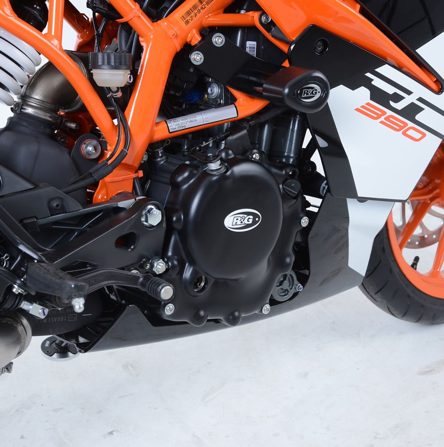 R&G Racing RHS Engine Case Cover for KTM 390 Duke '13-22, RC 390 '14-22 and Husqvarna Vitpilen / Svartpilen 401 '18-'19