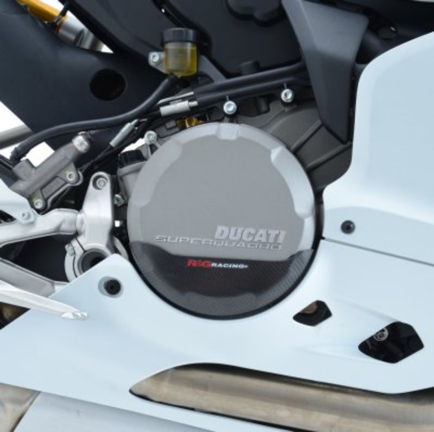 R&G Racing Carbon Engine Case Cover RHS Only for Ducati 899 Panigale '11-'19, 959 Panigale '08-'21, 1199 Panigale '12-'19, 1299 Panigale '06-'19, V2 Panigale '00-'22