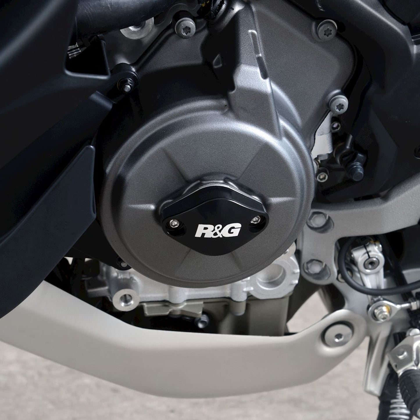 R&G Racing Engine Case Slider LHS only (aluminium) for Ducati Panigale V4 (S) '18-'22 / V4R '19-'22 / Streetfighter V4 '20-'22 / MTS V4 (S) (Sport) '21-'22