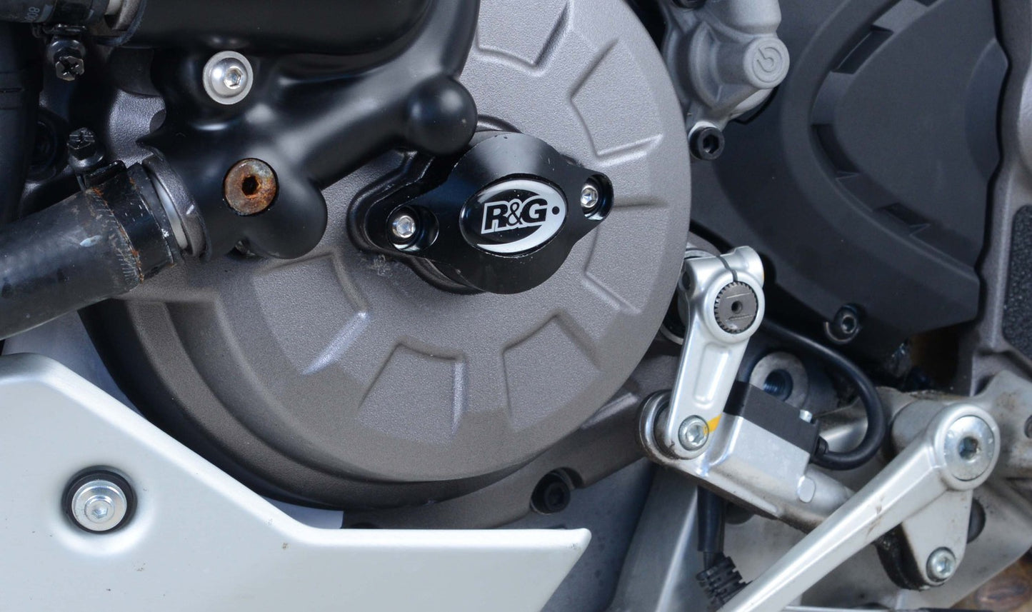 R&G Racing Engine Case Slider LHS only for Ducati Multistrada 1260 (S) '18-'20 / 950 Hypermotard '19-'22 / 950 Supersport (S) '21-'22 / Monster (950) '21-'22 & etc.