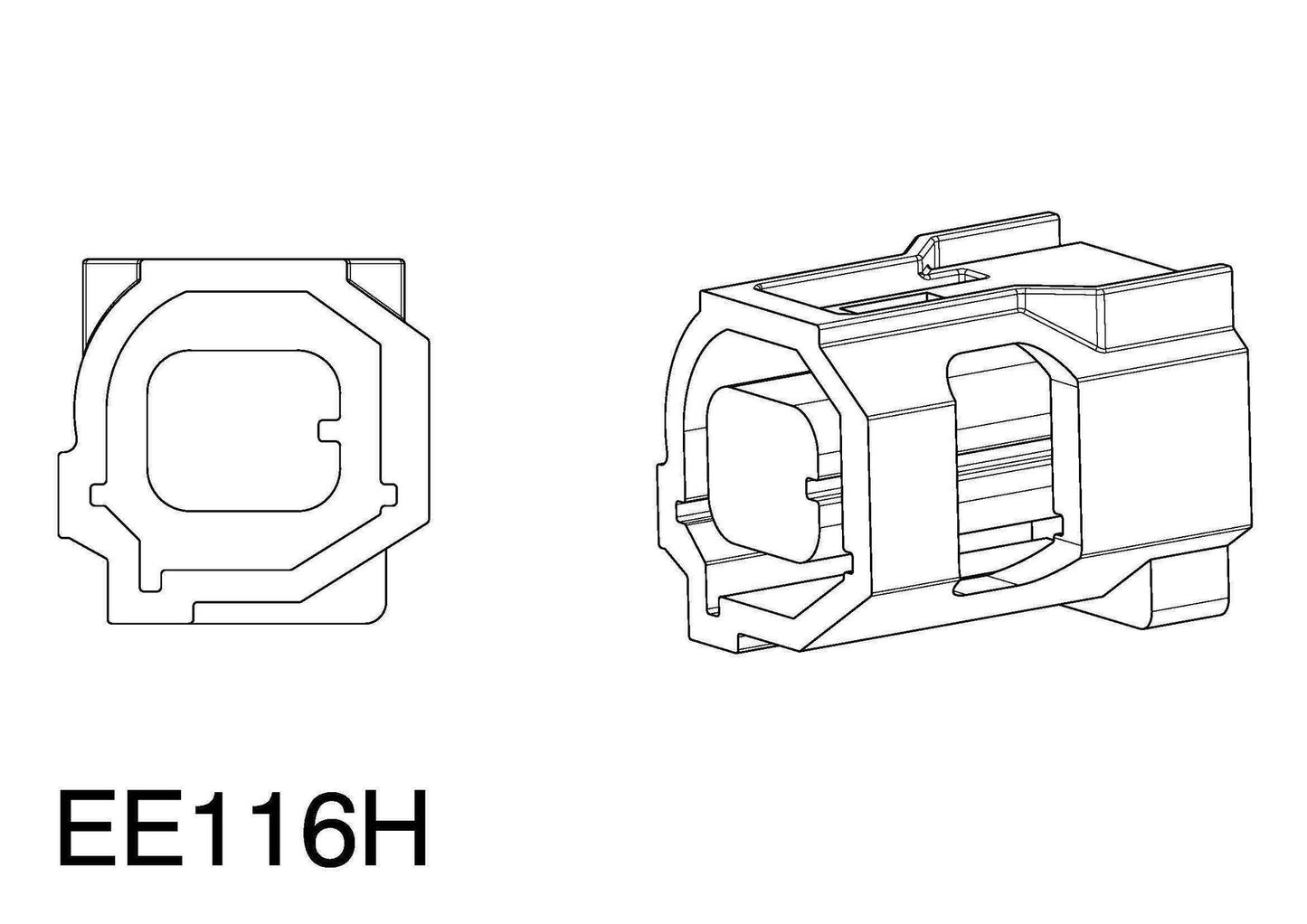 Rizoma Rear Turn Signal (Indicator) Cable Adapter Kit - EE116H - For Yamaha YZF-R1 (2015+)