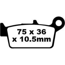 EBC Brakes EPFA Sintered Fast Street and Trackday Pads Rear - EPFA131HH