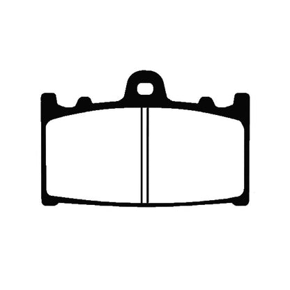 EBC Brakes EPFA Sintered Fast Street and Trackday Pads Front - EPFA158HH