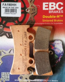 EBC Brakes EPFA Sintered Fast Street and Trackday Pads Front - EPFA190HH