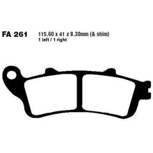 EBC Brakes EPFA Sintered Fast Street and Trackday Pads Rear - EPFA261HH