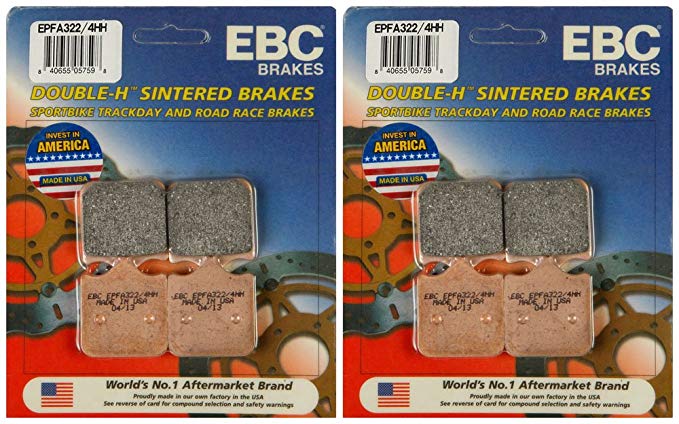 EBC Brakes EPFA Sintered Fast Street and Trackday Pads Front - EPFA322/4HH