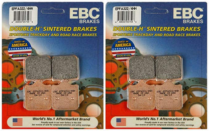 EBC Brakes EPFA Sintered Fast Street and Trackday Pads Front - EPFA322/4HH
