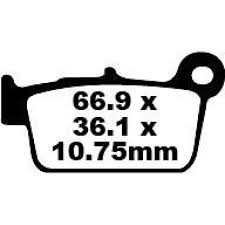 EBC Brakes EPFA Sintered Fast Street and Trackday Pads Rear - EPFA367HH