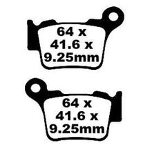 EBC Brakes EPFA Sintered Fast Street and Trackday Pads Rear - EPFA368HH