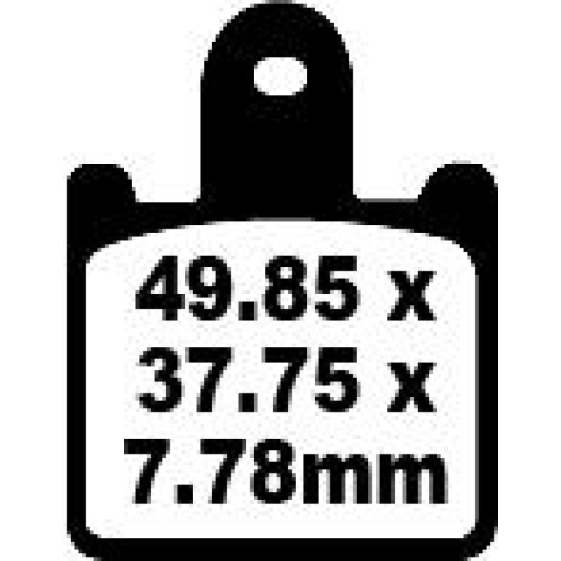EBC Brakes EPFA Sintered Fast Street and Trackday Pads Front - EPFA417/4HH