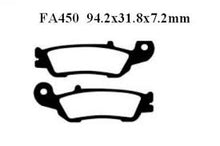 EBC Brakes EPFA Sintered Fast Street and Trackday Pads Front - EPFA450HH