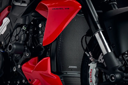 Evotech Performance Radiator and Oil Cooler Guard Kit for Ducati Diavel V4