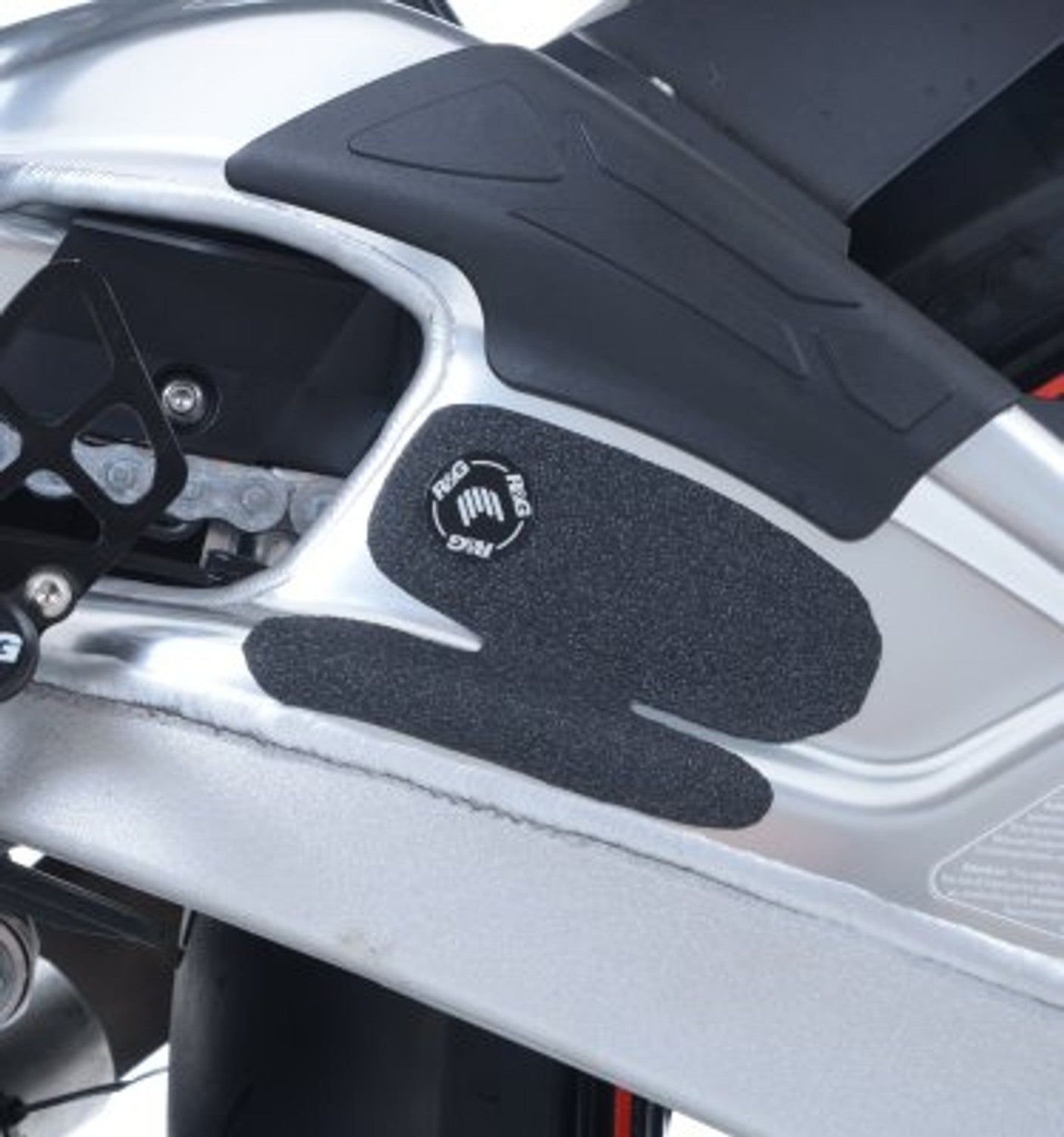 R&G Racing Boot Guard 2-piece (swingarm only) for BMW S1000R '14-'22, HP4 '10-'14, S1000RR '10-'14