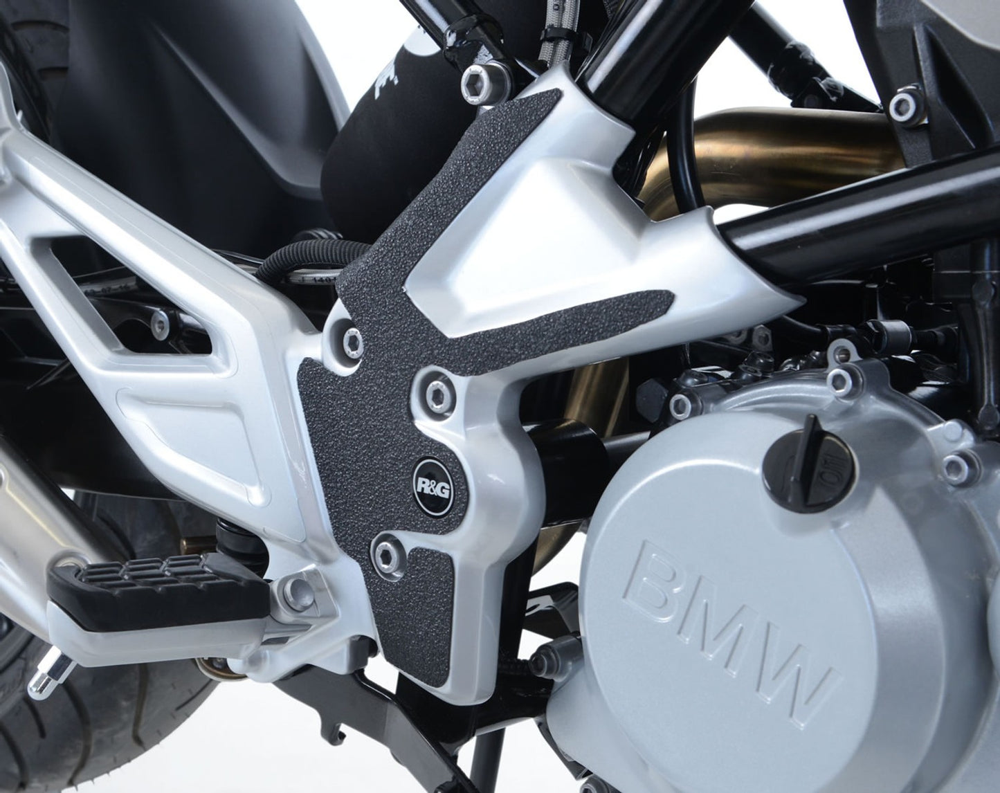 R&G Racing Boot Guard 2-piece (footrest mounts) for BMW G310R '17-'21
