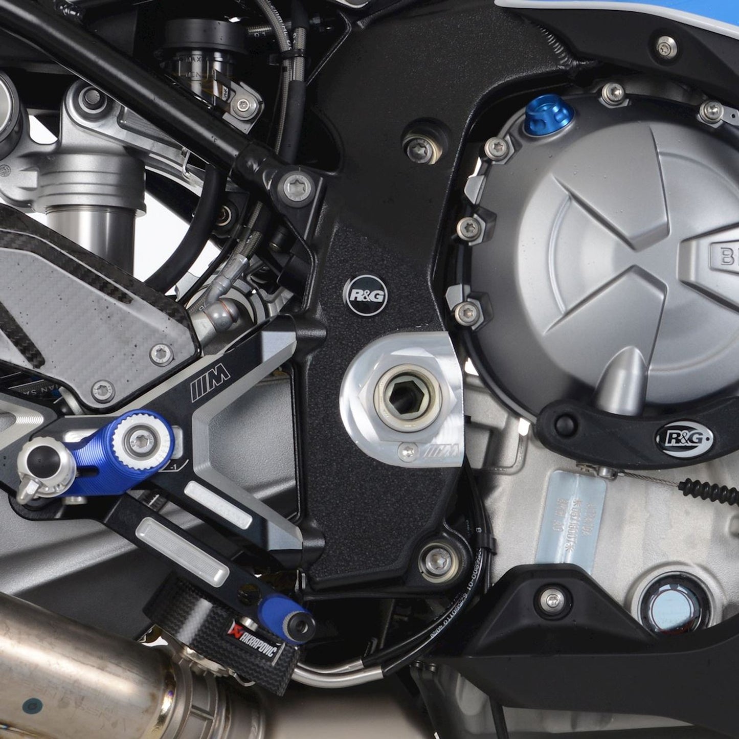 R&G Racing Boot Guard 3-piece (left & right frame, left side swingarm) for BMW M1000RR '21-'22