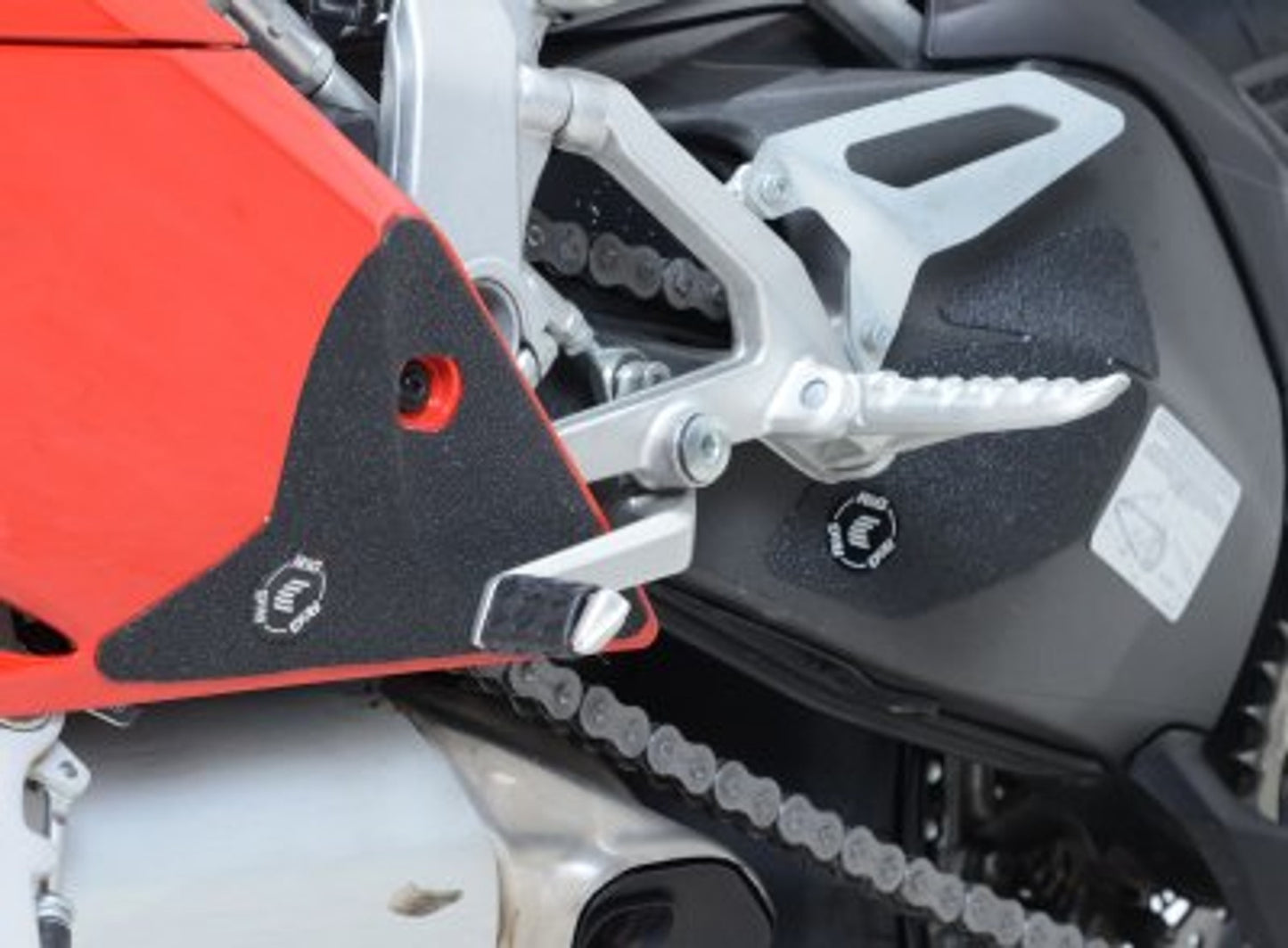 R&G Racing Boot Guard 2-piece for Ducati 1199 Panigale '12-'19, 1299 Panigale '06-'19
