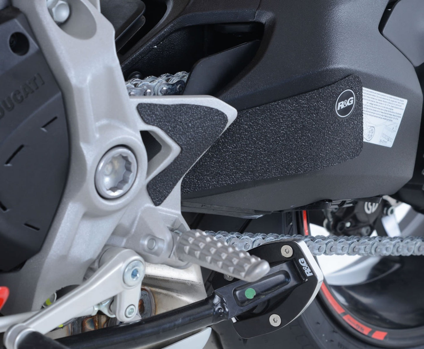 R&G Racing Boot Guard 3-Piece (2 on LHS, 1 RHS) for Ducati Supersport (S) '17-'20, 950 Supersport (S) '21-'22
