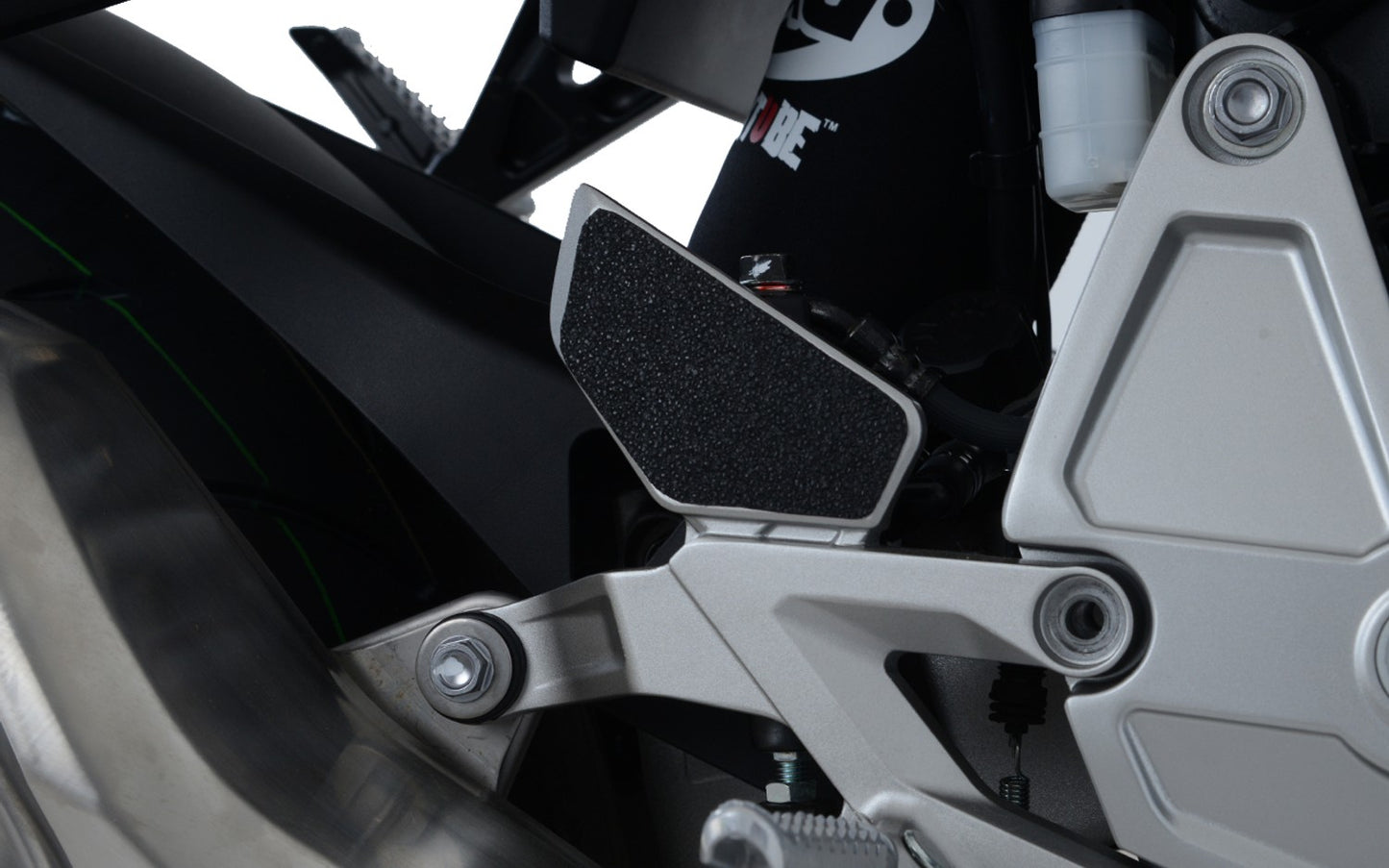 R&G Racing Boot Guard 3-Piece (on heel plates and swingarm) for Honda CB1000R '18-'22