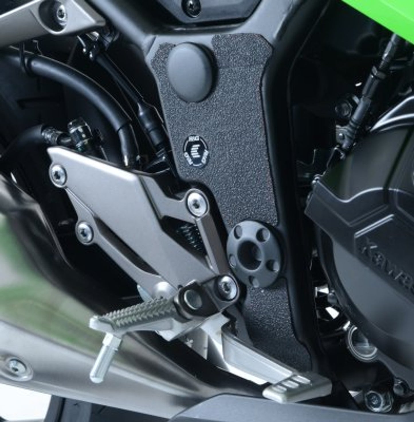R&G Racing Boot Guard 3-Piece (frame-mounted) for Kawasaki Ninja 300/250 '13-'17, Z250 '13-'18, Z300 '15-'18