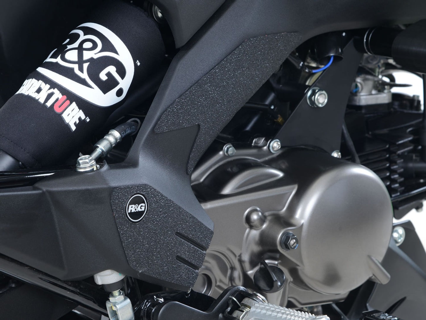 R&G Racing Boot Guard 4-Piece (frame-mounted) for Kawasaki Z 125 '16-'22