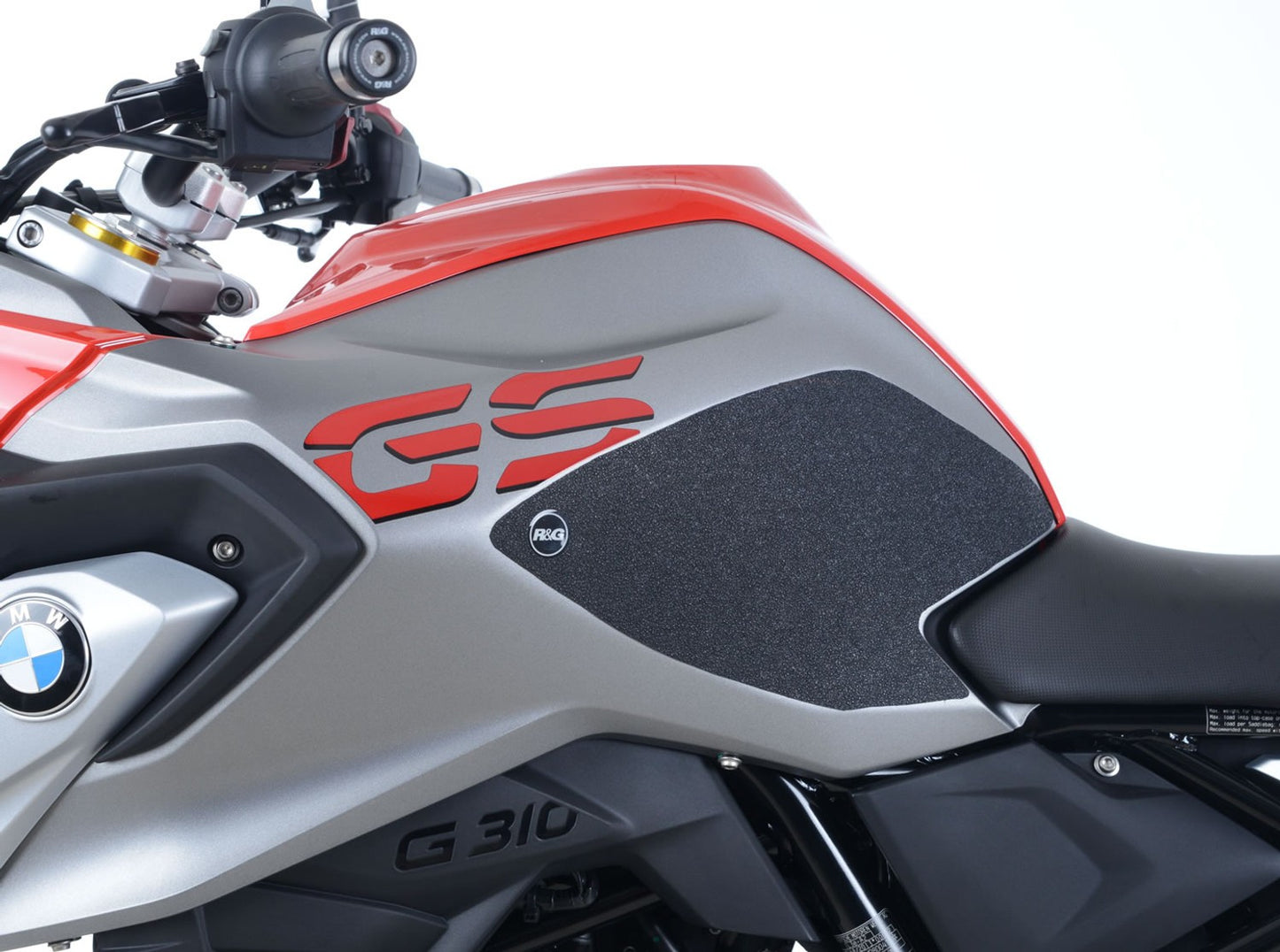 R&G Racing Tank Traction Grips 2-Grip Kit for BMW G310GS '17-'21