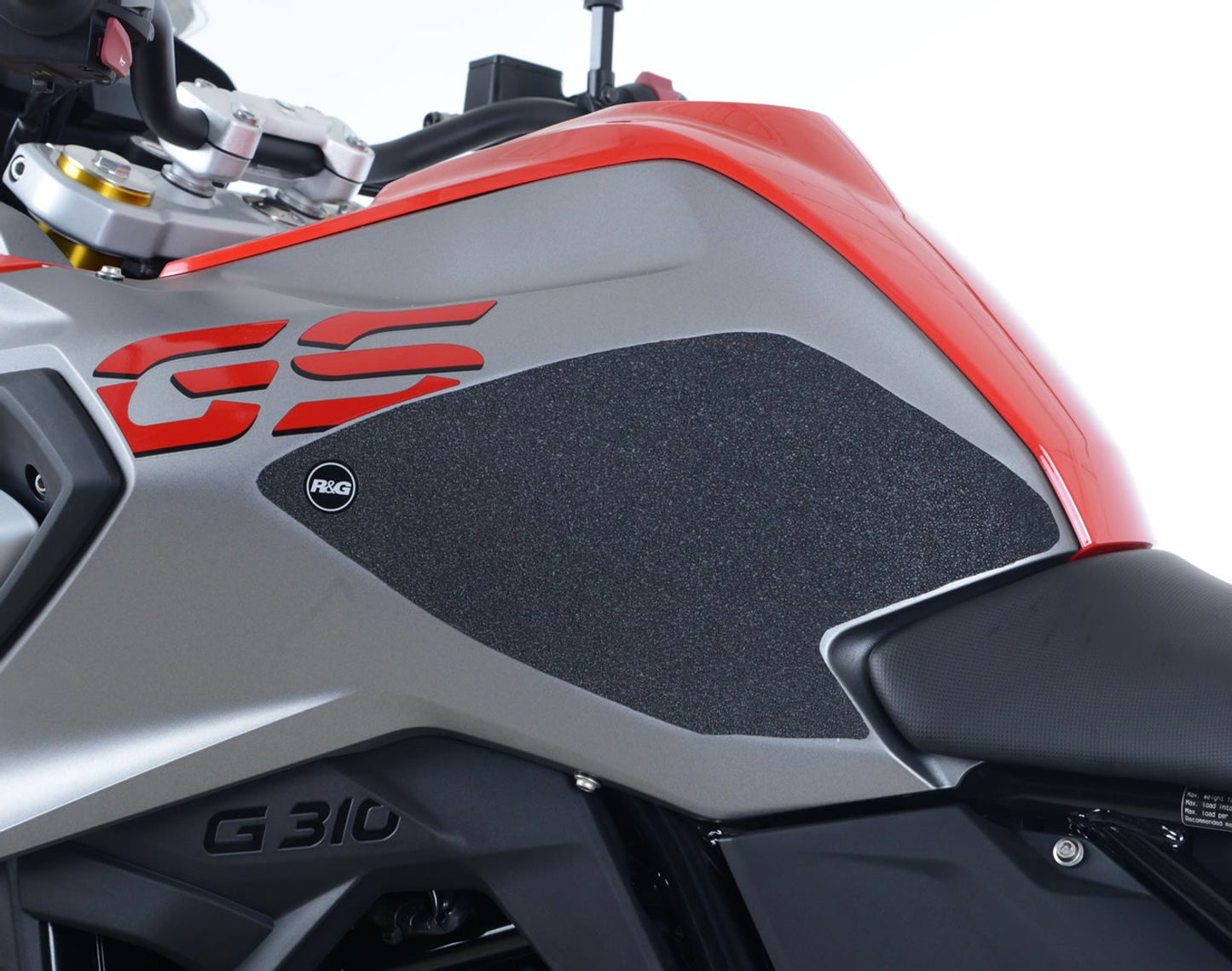 R&G Racing Tank Traction Grips 2-Grip Kit for BMW G310GS '17-'21