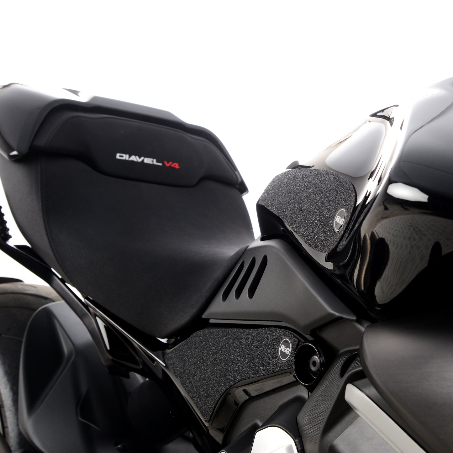 R&G Racing Traction Grips (2-grip kit) for Ducati Diavel V4 (2023+)
