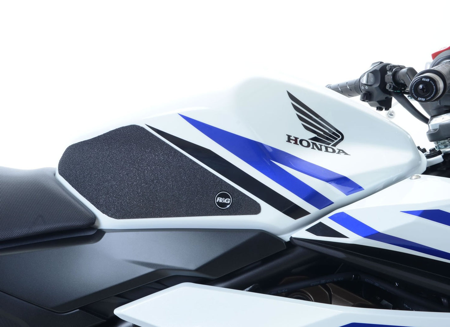R&G Racing Tank Traction 2-Grip Kit for the Honda CBR500R '16-'22 / CB500F '16-'18