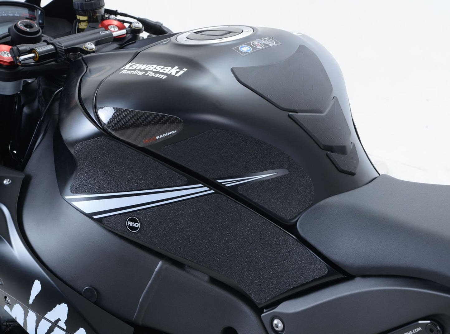R&G Racing Tank Traction 6-Grip Kit (Winter Edition) for the Kawasaki ZX-10R '16-'20