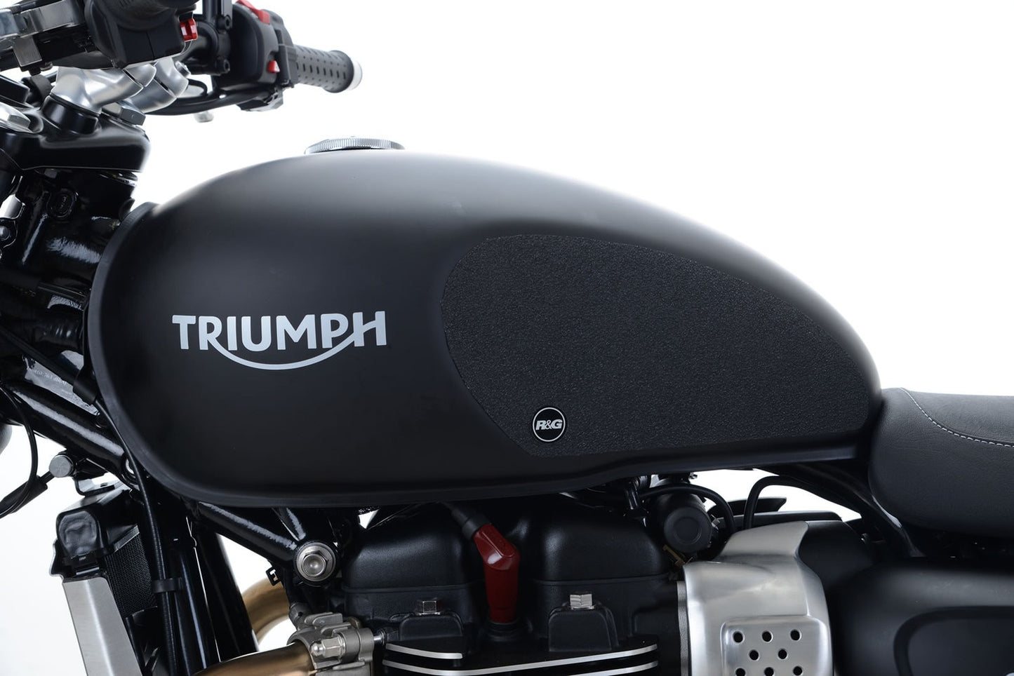 R&G Racing Tank Traction 2-Grip Kit for the Triumph Street Twin/Street Cup '16-'22