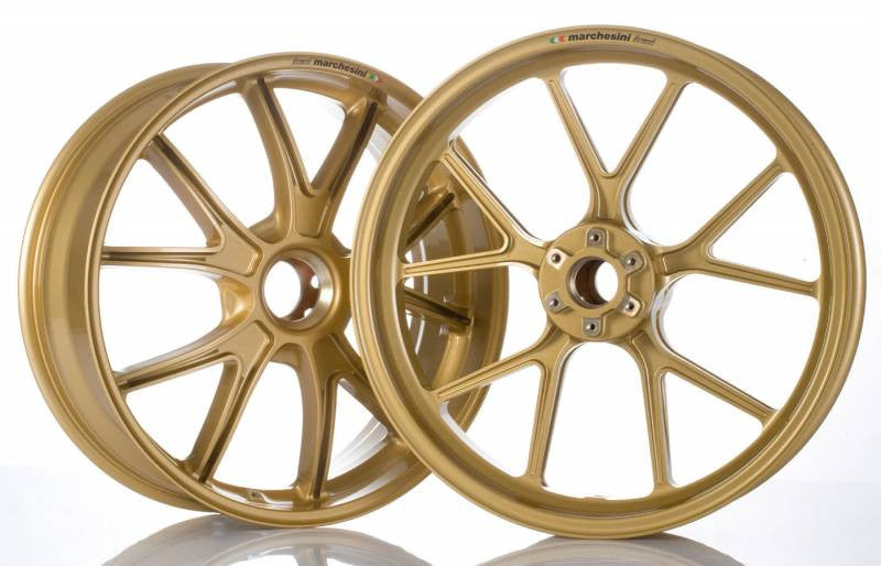 MARCHESINI - M10RS - CORSE - FORGED MAGNESIUM WHEELSET: MV AGUSTA F3 / Brutale 675 / 800  Rivale, Dragster, Stradale, and Turismo Veloce