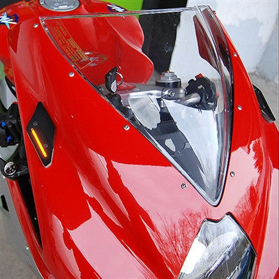 New Rage Cycles (NRC) MV Agusta F3/F4 Mirror Block Off Turn Signals