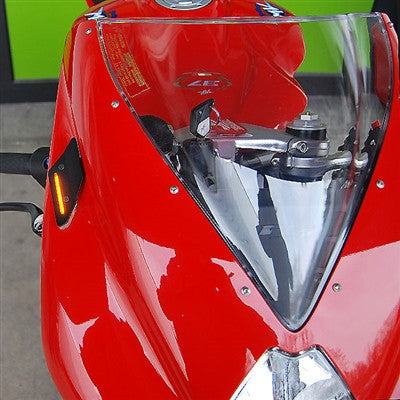 New Rage Cycles (NRC) MV Agusta F3/F4 Mirror Block Off Turn Signals